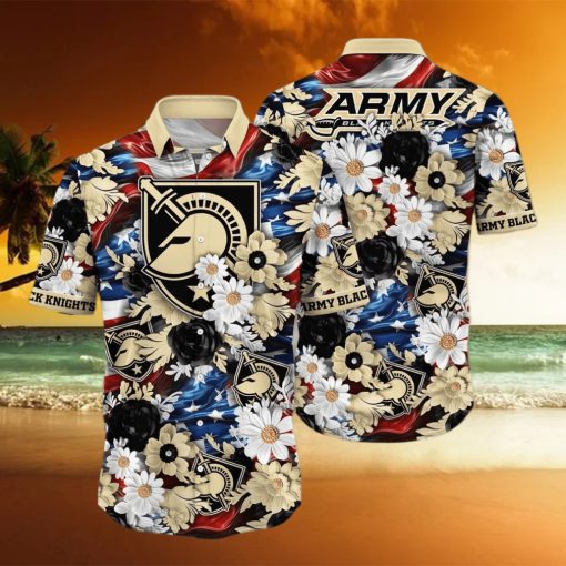 Cool NCAA Army Black Knights Hawaiian Shirt Independence Day