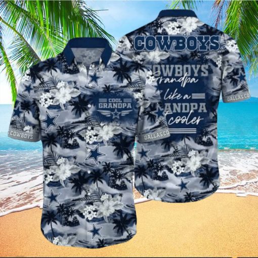 Cool NFL Dallas Cowboys Hawaiian Shirt Beach Gift For Grandpa