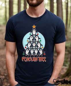 Cool Penguin Christmas Tree For Men Women Penguin Tree T Shirts Sweatshirt