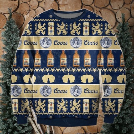 Coors Banquet Beer Ugly Christmas Sweater All Over Print