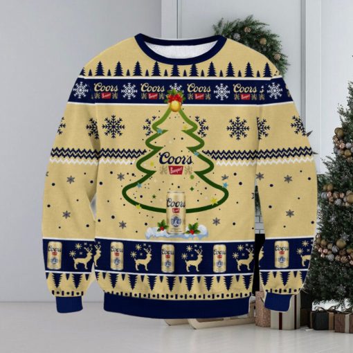 Coors Banquet Christmas Tree Ugly Christmas Sweater