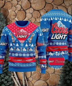 Coors Light Beer Knitted Xmas Sweater Gift Men And Women