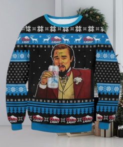 Coors Light Beer Leonardo Meme Ugly Christmas Sweater