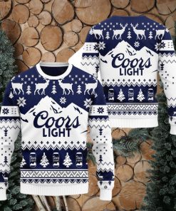 Coors Light Beer Ugly Christmas Ugly Sweater Coors Ugly Xmas