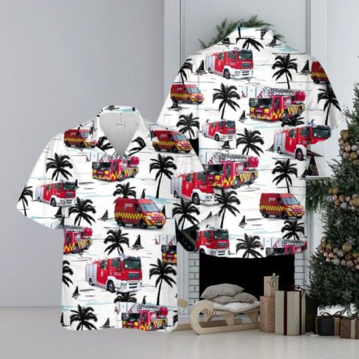 Copenhagen Fire Department 3D Hawaiian Shirt Summer Holiday Gift For Men And Women