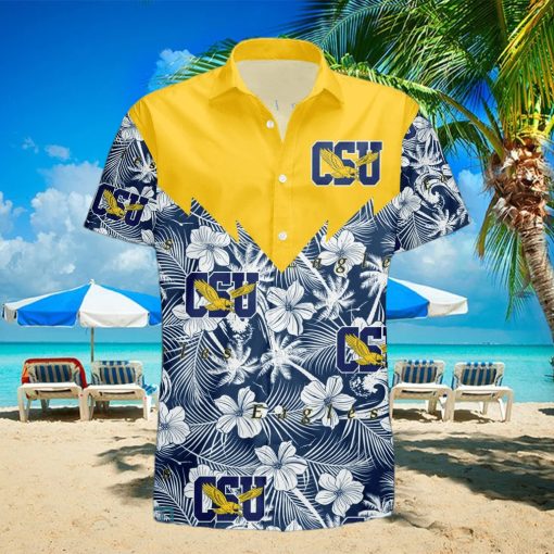 Coppin State Eagles 3D Hawaiian Shirt Tropical Seamless NCAA Summer Beach For Fans Gift hawaiian shirt