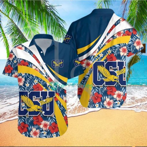 Coppin State Eagles NCAA Hibiscus Tropical Flower Hawaiian Shirt