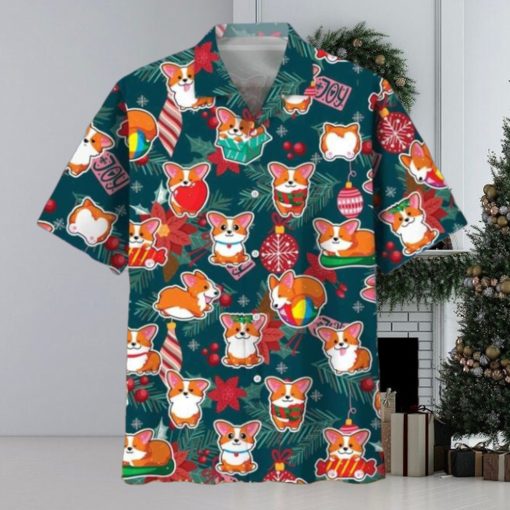 Corgi Christmas Hawaiian Shirt