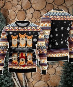 Corgi Dog Christmas Unisex Ugly Sweater