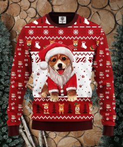 Corgi Noel Cute Thanksgiving Women Mens Ugly Christmas Sweater