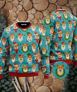 Corgi Snow Dog Christmas Unisex Ugly Sweater