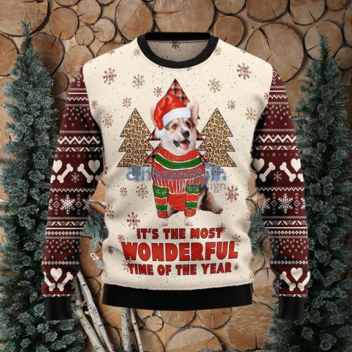 Corgi The Most Beautiful Time Ugly Christmas Sweater Best Gift For Xmas