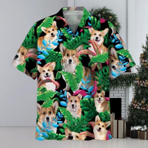 Corgi Tropical Hawaiian Shirt