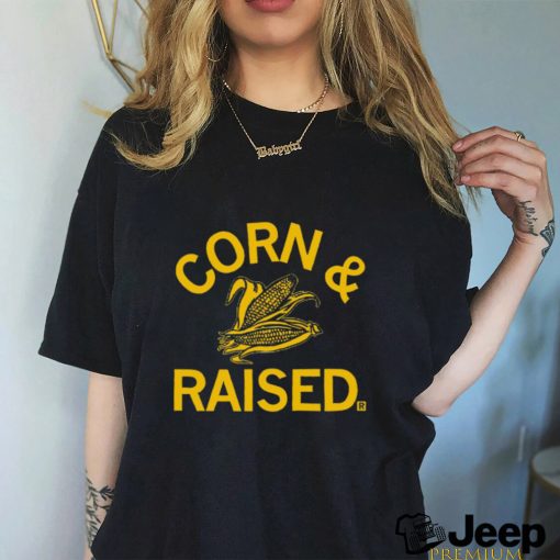 Corn and Raised 2023 logo shirt