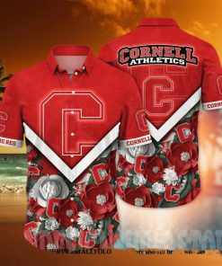 Cornell Big Red NCAA Floral Full Printing Hawaiian Shirt