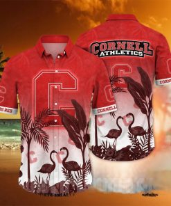 Cornell Big Red NCAA Flower Full Printed Classic Hawaiian Shirt