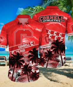 Cornell Big Red NCAA Hawaiian Shirt Coastline Aloha Shirt