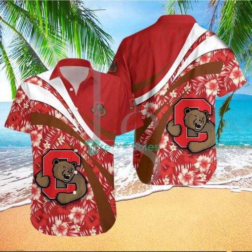 Cornell Big Red NCAA Hibiscus Tropical Flower Hawaiian Shirt