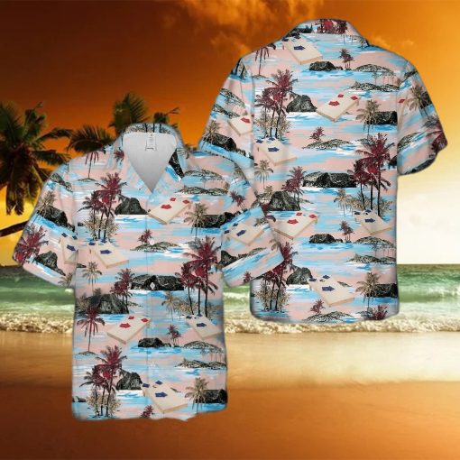 Cornhole Toss Lawn Game Hawaiian Shirt