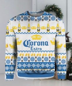 Corona Extra Beer Bottles All Over Print 3D Hoodie T Shirt Christmas Sweater