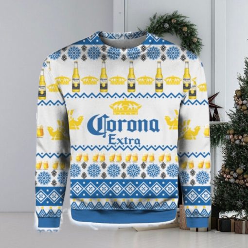 Corona Extra Beer Bottles All Over Print 3D Hoodie  T Shirt  Christmas Sweater