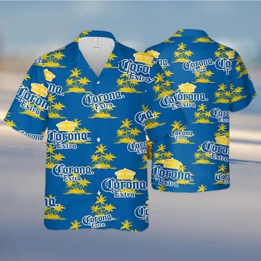 Corona Extra Island Pattern Hawaiian Shirt Gift For Beach Vacation