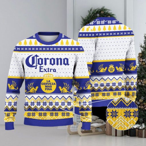 Corona Extra Ugly Sweater Corona Extra Beer Lover Christmas Sweater Beer Lover