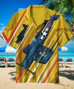 Corsair Airplane America Unisex Hawaiian Shirt aud  RZNS