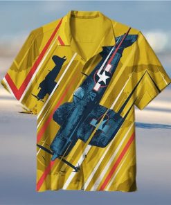 Corsair Airplane America Unisex Hawaiian Shirt