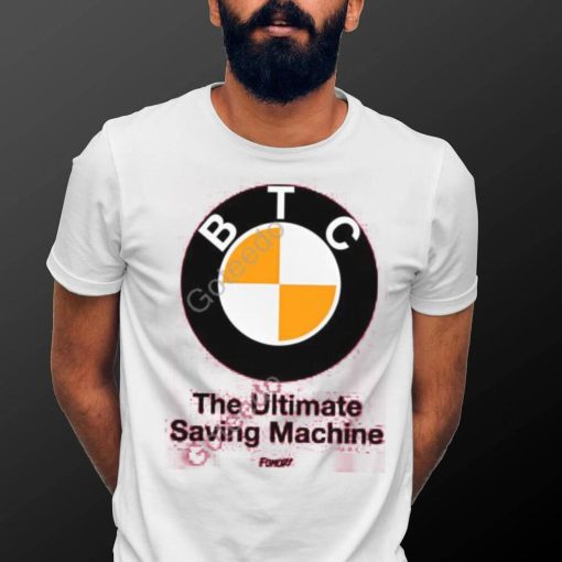 Cory Klippsten Wearing Btc The Ultimate Saving Machine Bitcoin Long Sleeve T Shirt