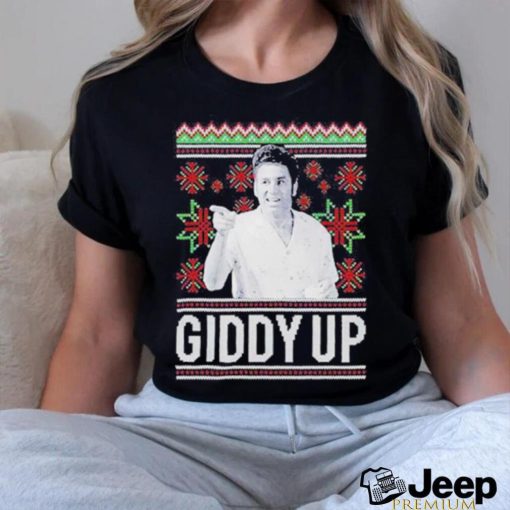 Cosmo kramer giddy up Christmas shirt