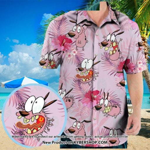 Courage The Cowardly Dog Hawaiian Shirt