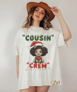 Cousin Crew African American Family Christmas Shirt