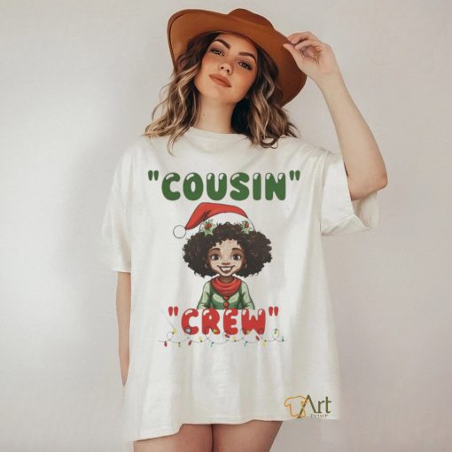 Cousin Crew African American Family Christmas Shirt