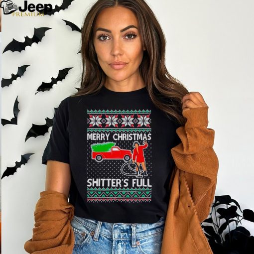 Cousin Eddie Merry Shitter’s Full Ugly Christmas Shirt