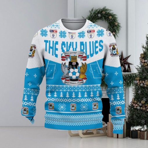 Coventry City FC Custom Name 3D Sweater Funny Gift For Men And Women Fans Christmas