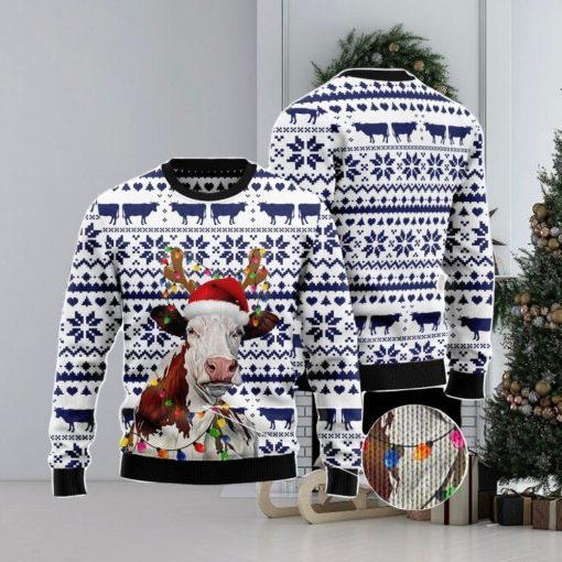 Cow Christmas Reunion Ugly Christmas Sweater AOP All Over Printed Sweater