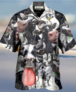 Cow Funny Dairy Cow Happy Life In The Farm Hawaiian Shirt – Trendy Aloha