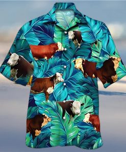 Cow Hawaiian Shirt Tropical Cow Aloha Shirt, Aloha Hawaiian Shirts