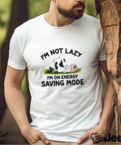 Cow I'm Not Lazy Shirt