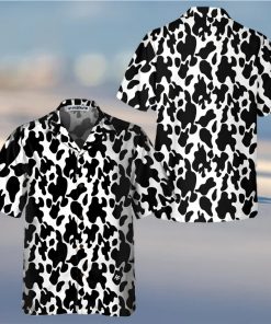 Cow Print Seamless Pattern Hawaiian Shirt, Cow Hawaiian Shirt, Cow Print Shirt For Men And Women