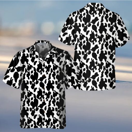 Cow Print Seamless Pattern Hawaiian Shirt, Cow Hawaiian Shirt, Cow Print Shirt For Men And Women