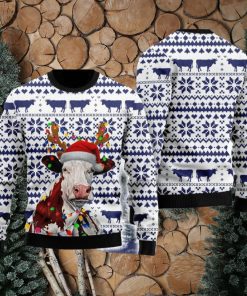 Cow Ugly Christmas Sweater Funny Christmas Cow Ugly Sweatshirt Farm Lover Gift Christmas Sweatshirt Christmas Gift