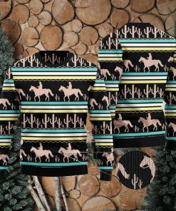 Cowboy Cactus Pattern Gift For Christmas Holidays 3D Sweater Gift For Christmas