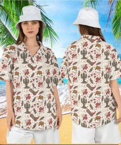 Cowboy Santa Christmas Hawaiian Shirt