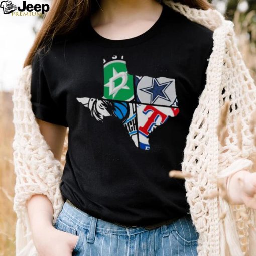 Cowboys Rangers Mavericks Star Spit Texas 2024 shirt