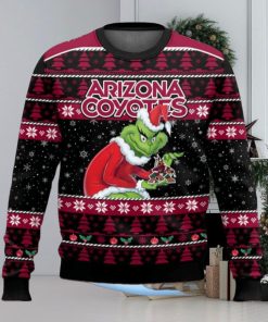 Coyotes Hockey Grnch Ugly Christmas Sweater