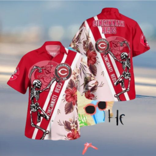 Cr Skull Tropical Hawaiian Shirt For Men And Women