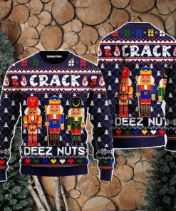 Crack Deez Nuts Christmas Unisex Ugly Sweater