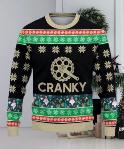 Cranky Funny Bicycle Ugly Christmas Sweater